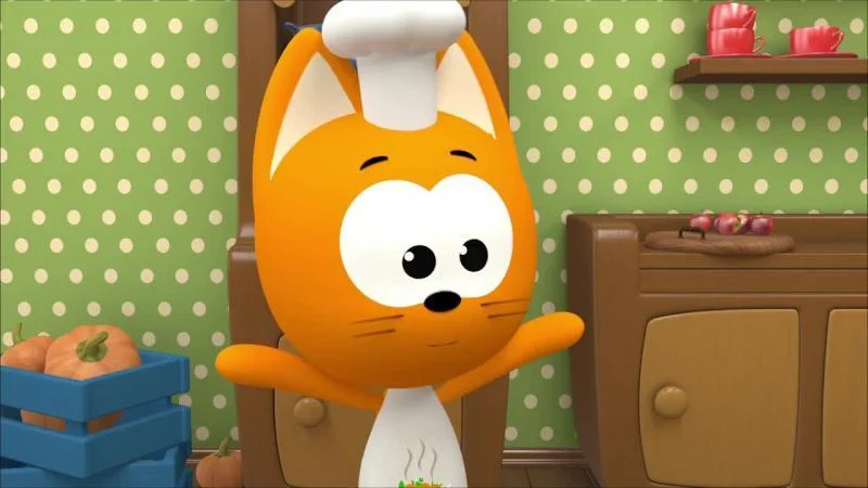 Кадры из мультсериала Котёнок Котэ (2015)