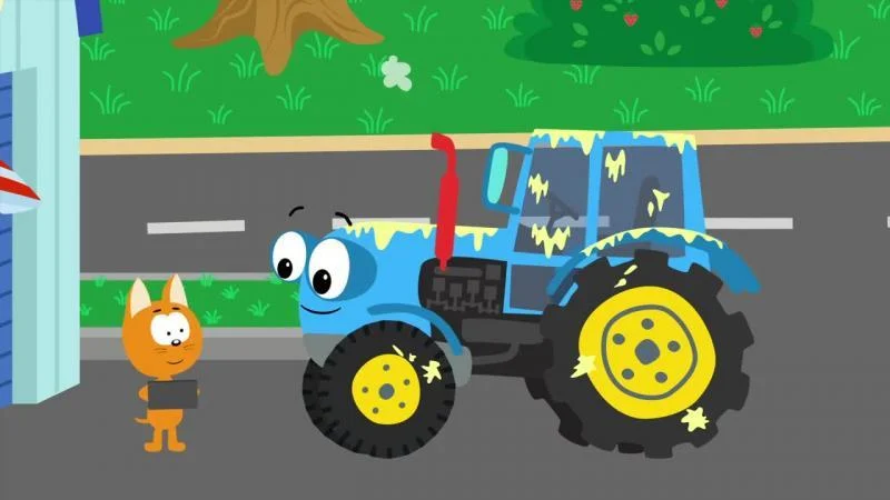 Кадры из мультсериала Котёнок Котэ (2015)